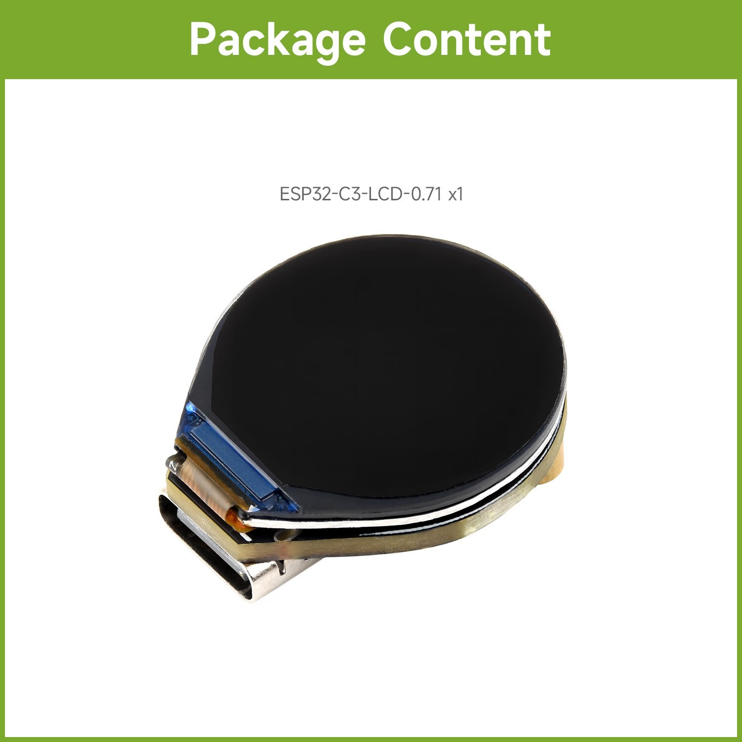 Waveshare ESP32-C3 0.71inch Round Display Development Board 160×160 SPI Display