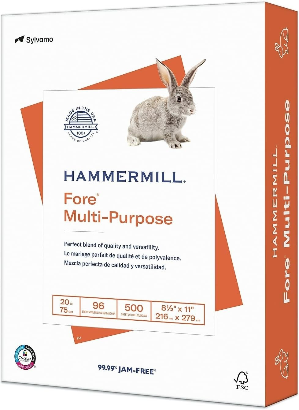 Sustainable 20lb Copy Paper, 500 Sheets – 96 Bright, 8.5×11 for Perfect Prints