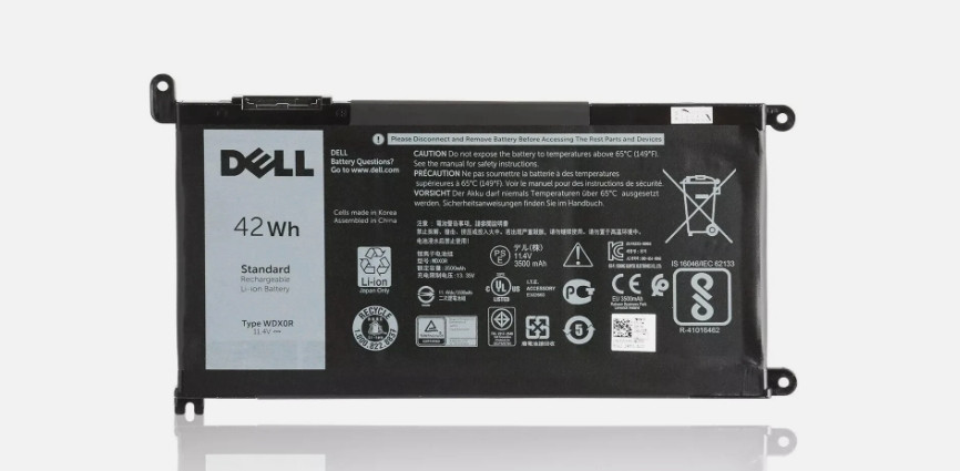 Genuine WDX0R 42Wh Battery For Dell Inspiron 15 5000 7000 Series 5570 7579 5567