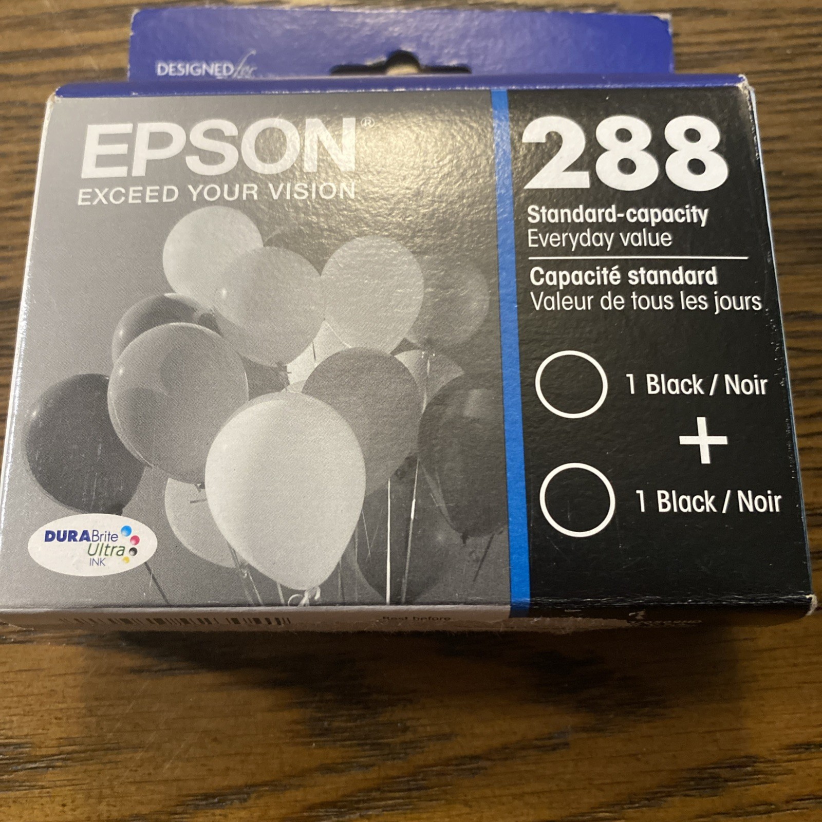 Epson 288 Black Ink Cartridges Exp. 2025 Free Shipping