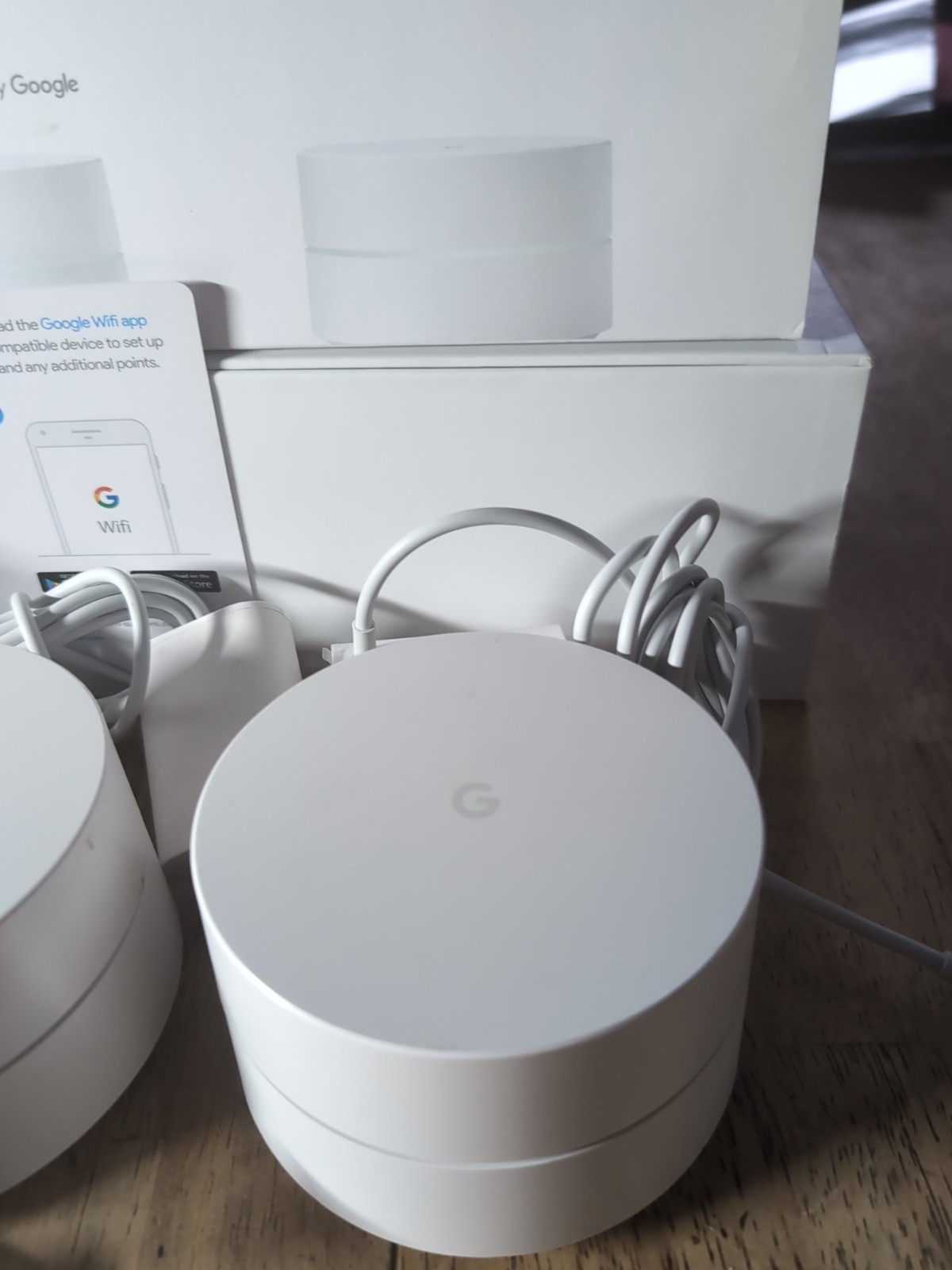 Google WiFi System Whole Home Mesh Router – 3 Pack (Open Box)
