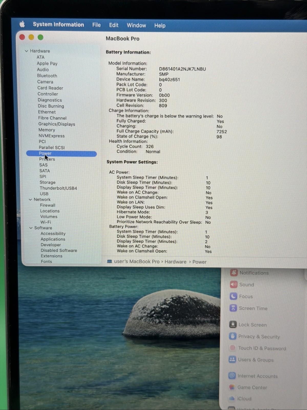 Apple MacBook Pro A2141 16″ 2019 Core i9 32GB 2TB SSD Latest Os Installed A Grad