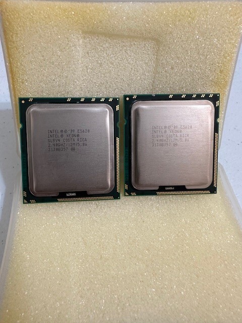 Intel Xeon E5620 Quad-Core 2.4GHz 12M 5.86GTs LGA1366 SLBV4 Processor | 2 units