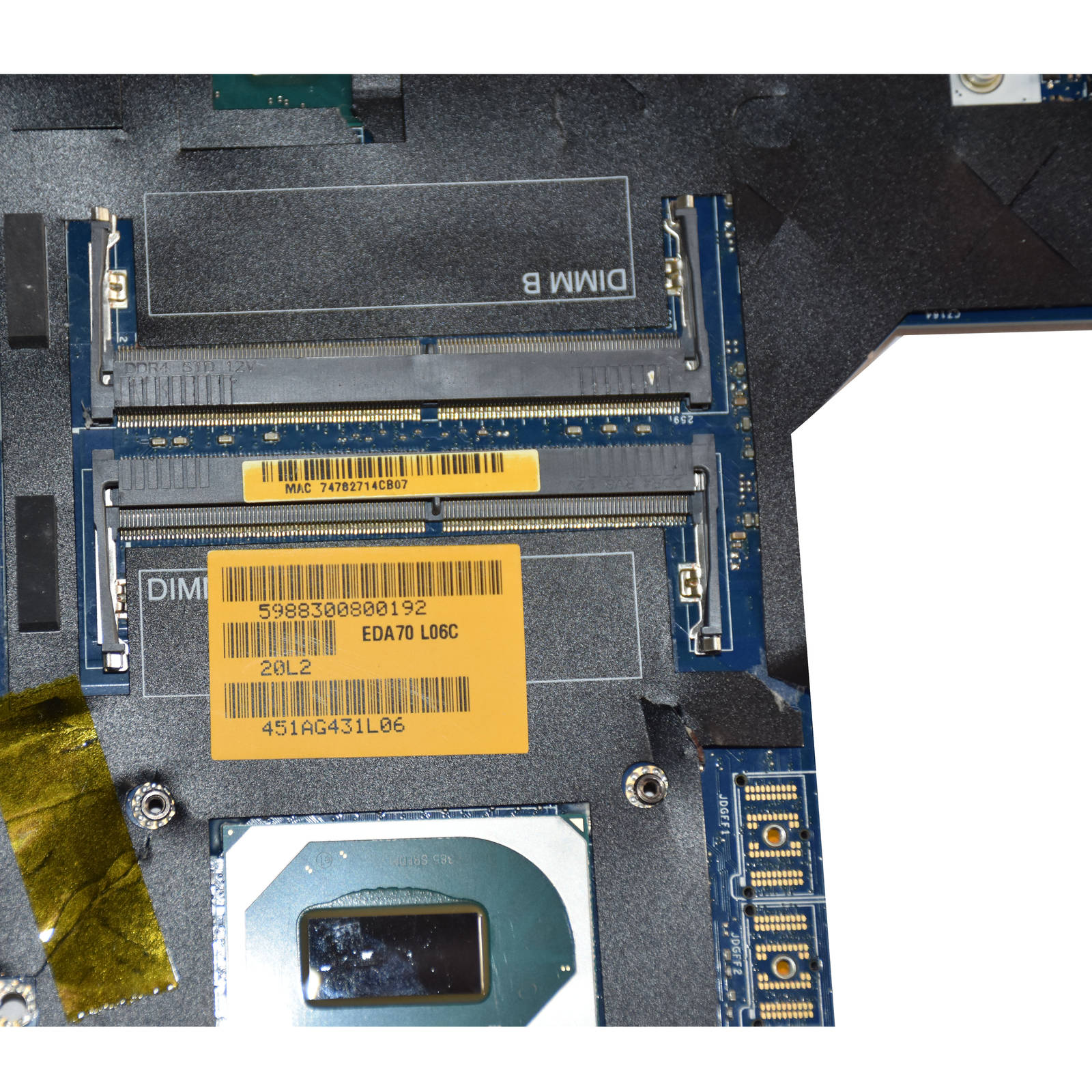 Dell Precision 7740 Motherboard i5-9400H 2.5GHz 4-Core DDR4 MXM GPU Slot N9YD8