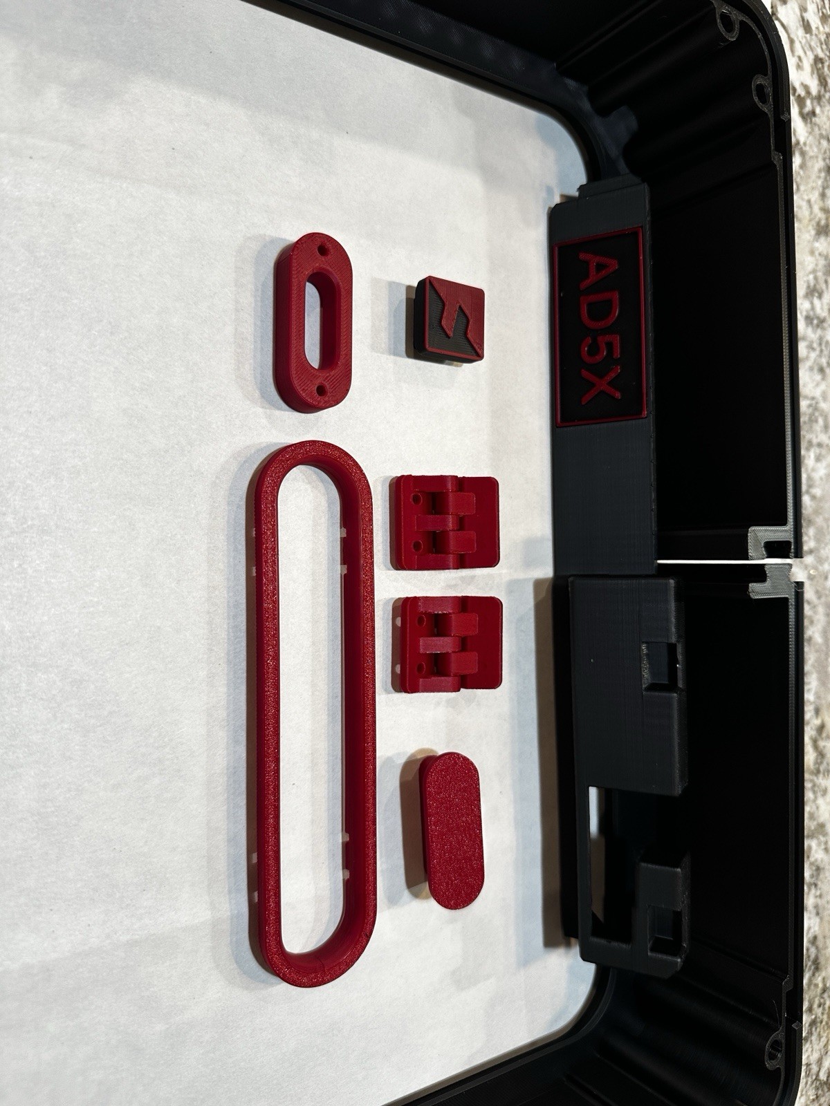 Flashforge ad5x Enclosure Printed Parts Custom Logo Multi Color Edition