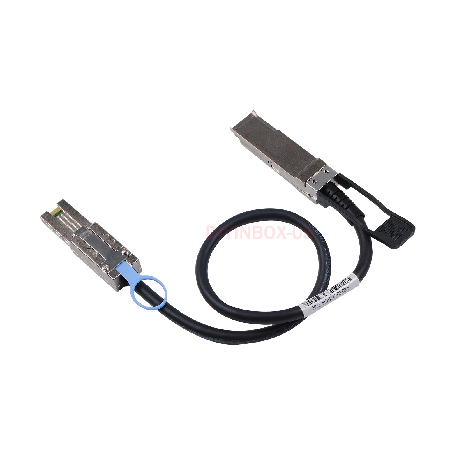 0.5 Meters External SAS Cable QSFP SFF-8436 to SFF-8088 For NetApp DS4243 DS4246