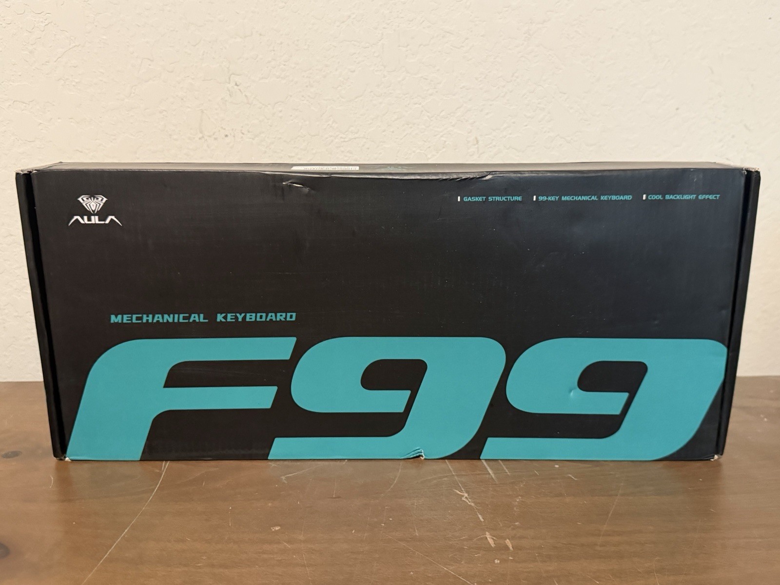 AULA F99 Wireless Mechanical RGB Keyboard 3 Modes Swappable White/Grey/Dark Grey
