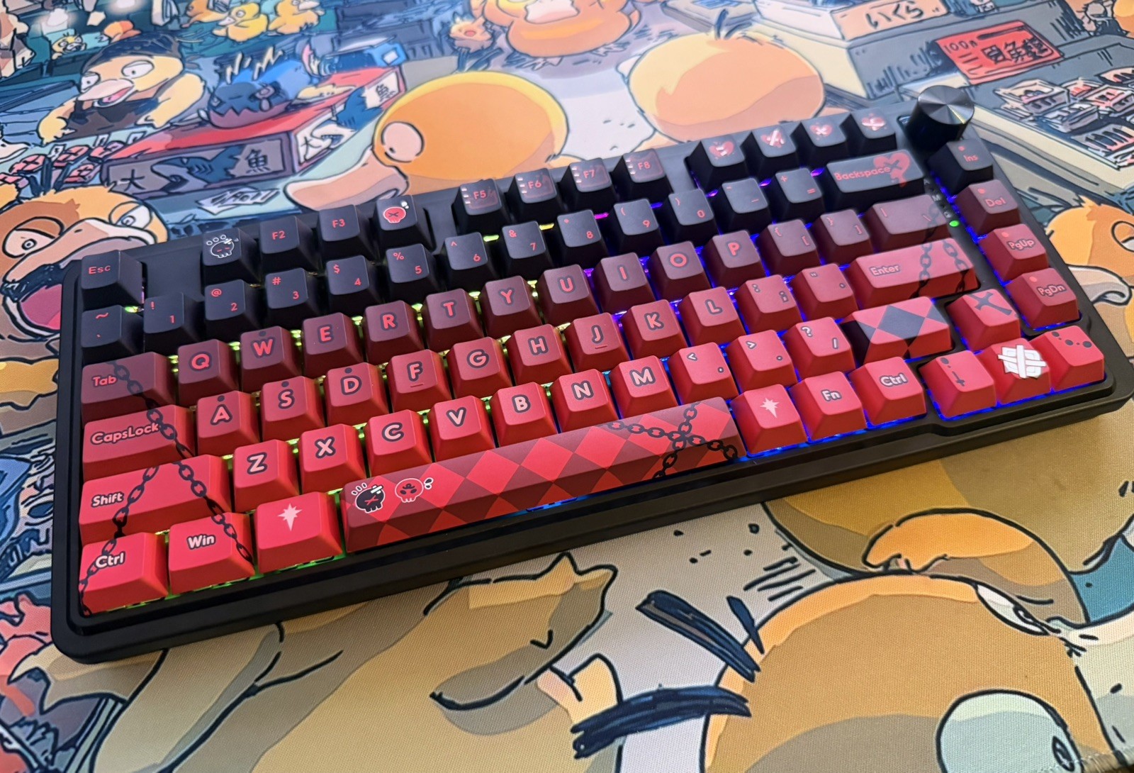 Custom Wireless 75% Mechanical Keyboard | Redragon K673 | Lubed Tactile Switch