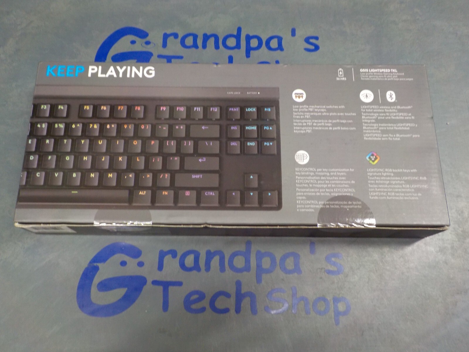 New Logitech G515 Lightspeed TKL Low Profile Wireless Gaming Keyboard,(TACTILE)
