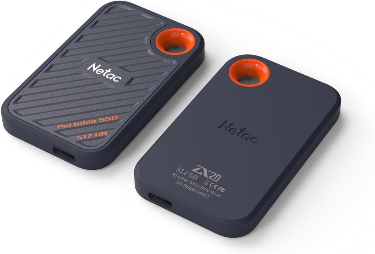 512GB Extreme Portable SSD External Solid State Drives Up to 2000MB/s Read 1700M