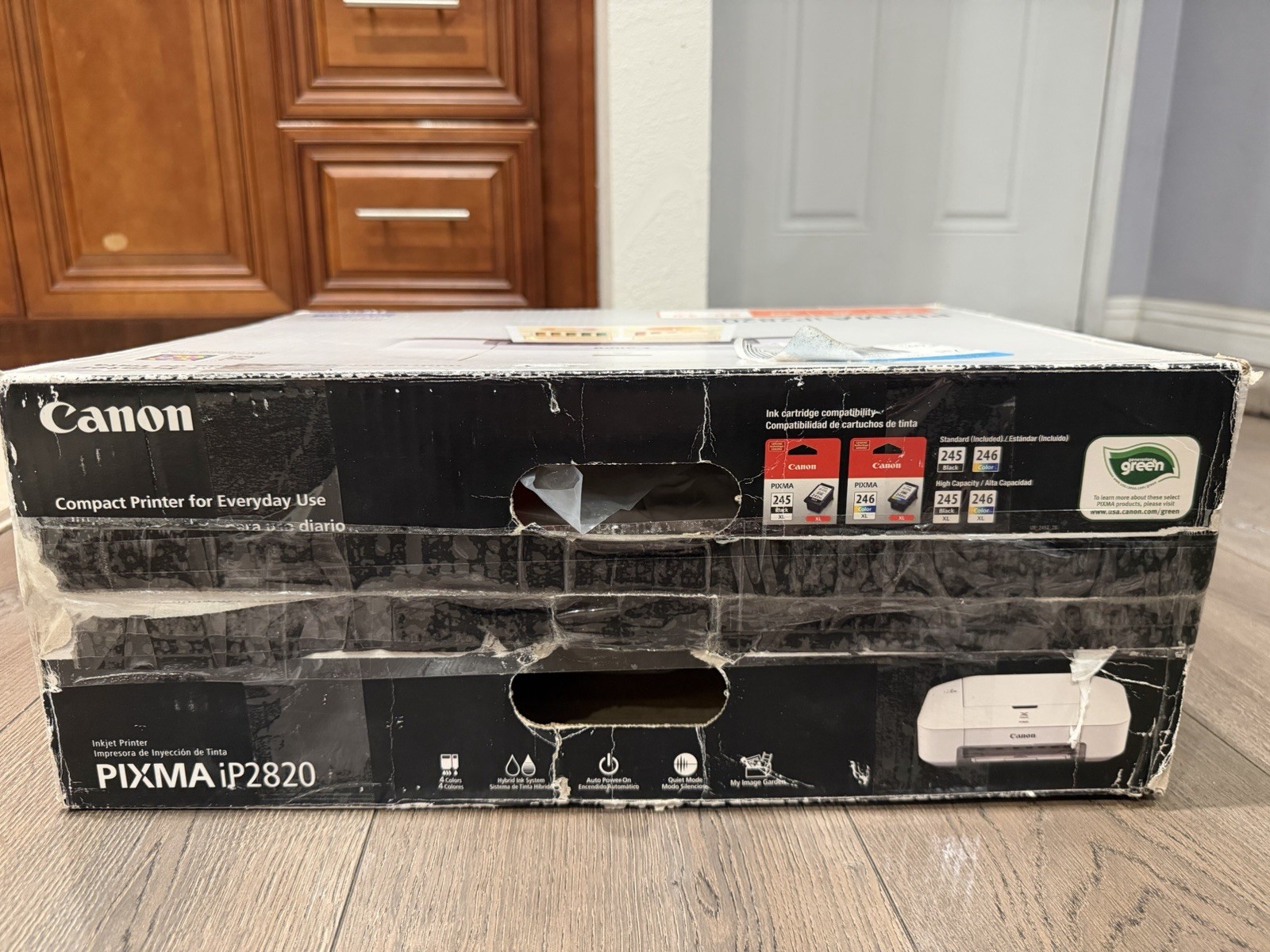 Canon PIXMA iP2820 Inkjet Printer High-Quality USB Windows/Mac Compatible Used