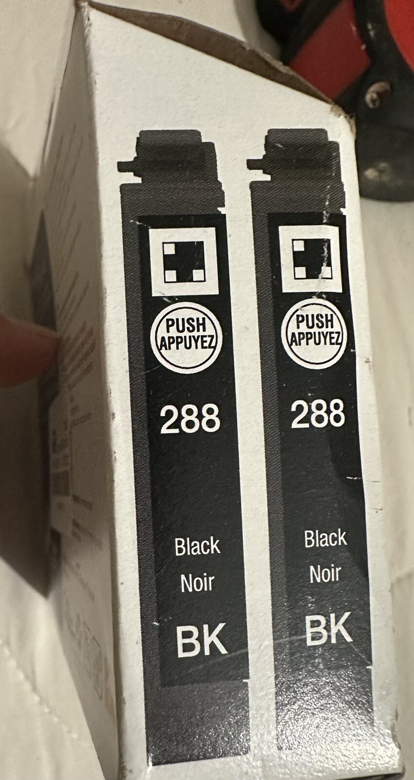 EPSON T288120-D2 DURABrite Ultra Black Dual Pack Standard Capacity Cartridge Ink