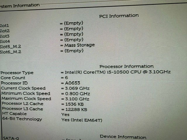 Dell OptiPlex 5080 Mini Core i5 10800 3.10ghz 16Gb 256GB m2 SSD Linux W/AC