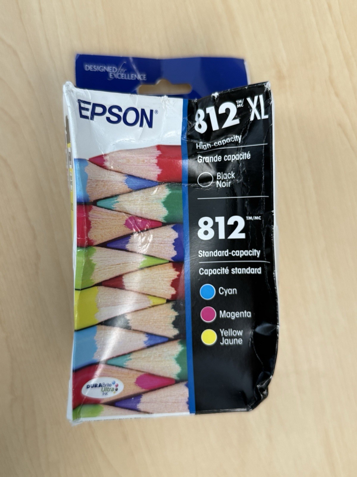 Epson Genuine 822XL Black 822 Color Ink Cartridges New Sealed EXP: 02/2029
