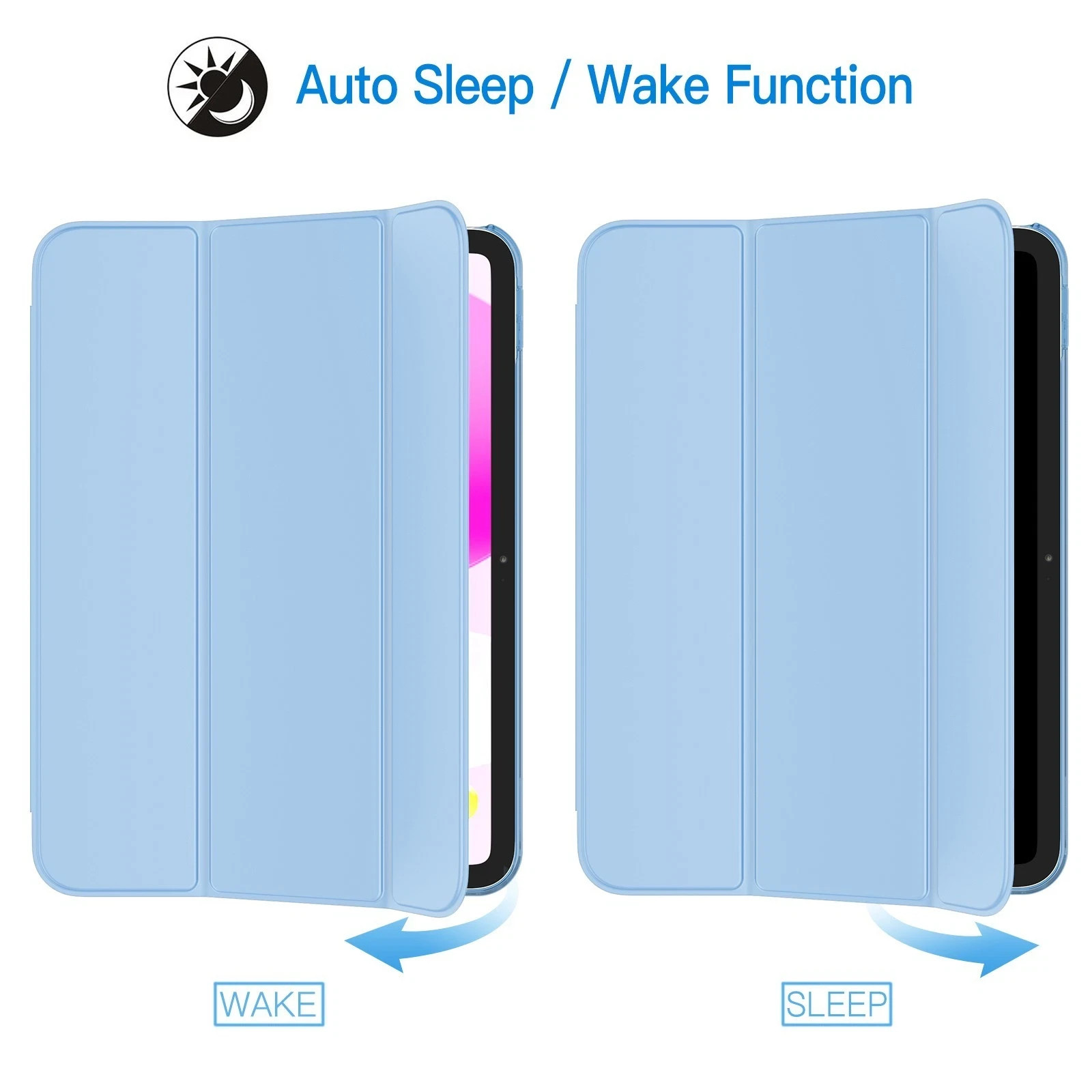 JETech Case for iPad (A16) 11th/10th Generation (2025/2022) with Auto Wake/Sleep