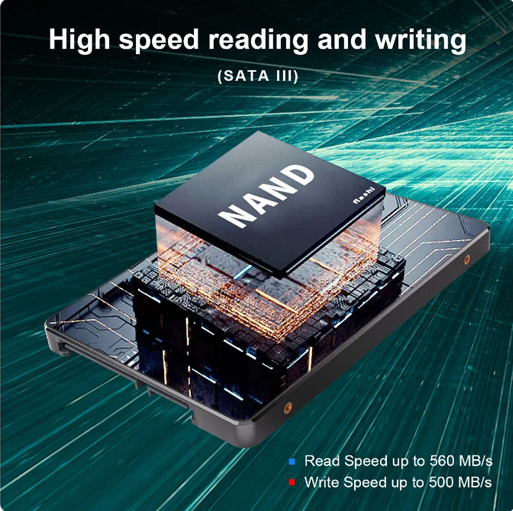 Kingchuxing 128GB M.2 NGFF SSD 2280 2260 2242 SATA Solid State Drive 550MB/s Lot