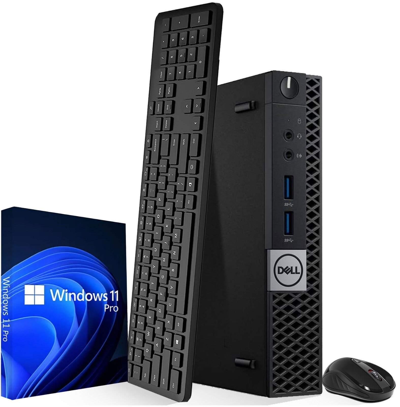 Dell OptiPlex Mini PC Intel i5-6th 16GB RAM 256GB SSD Windows 11 Built-in Wi-Fi