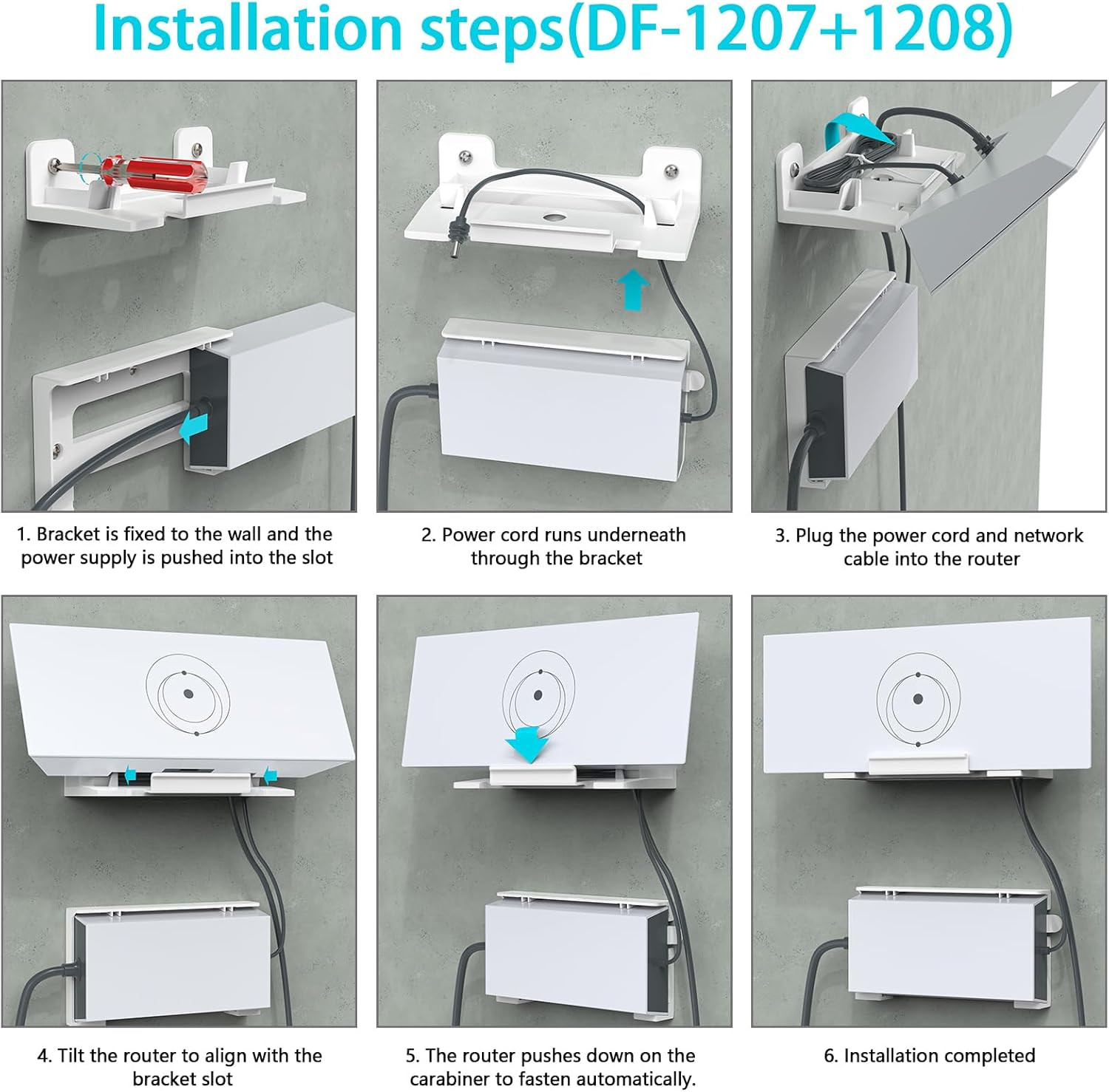 Starlink V3 Mount, Starlink Gen3 Router Wall Mounts with Starlinks Power Supply