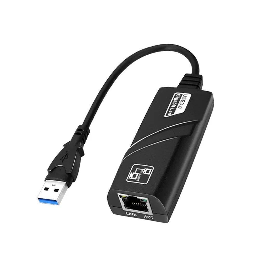 USB 3.0 Gigabit Ethernet LAN RJ45 1000Mbps Network Adapter For Windows PC Mac