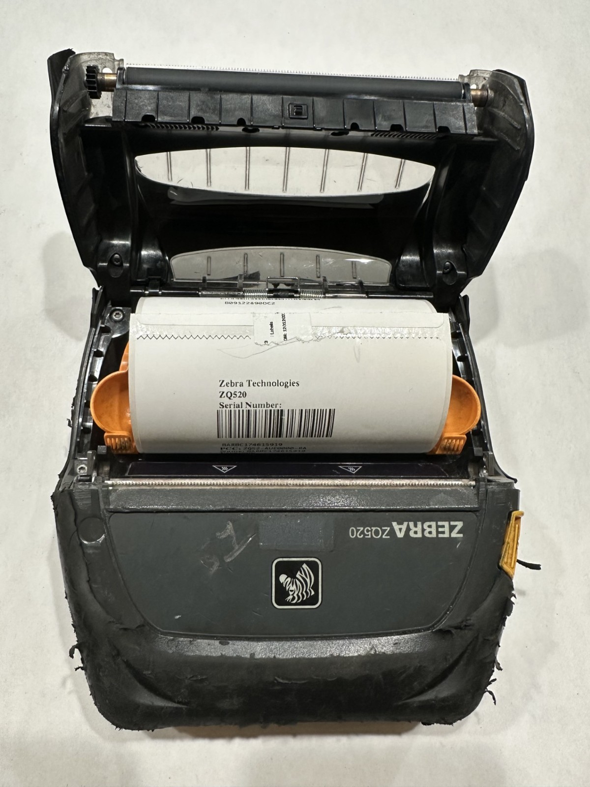 Zebra ZQ520 Mobile Bluetooth Thermal Printer – Works, No Battery Included
