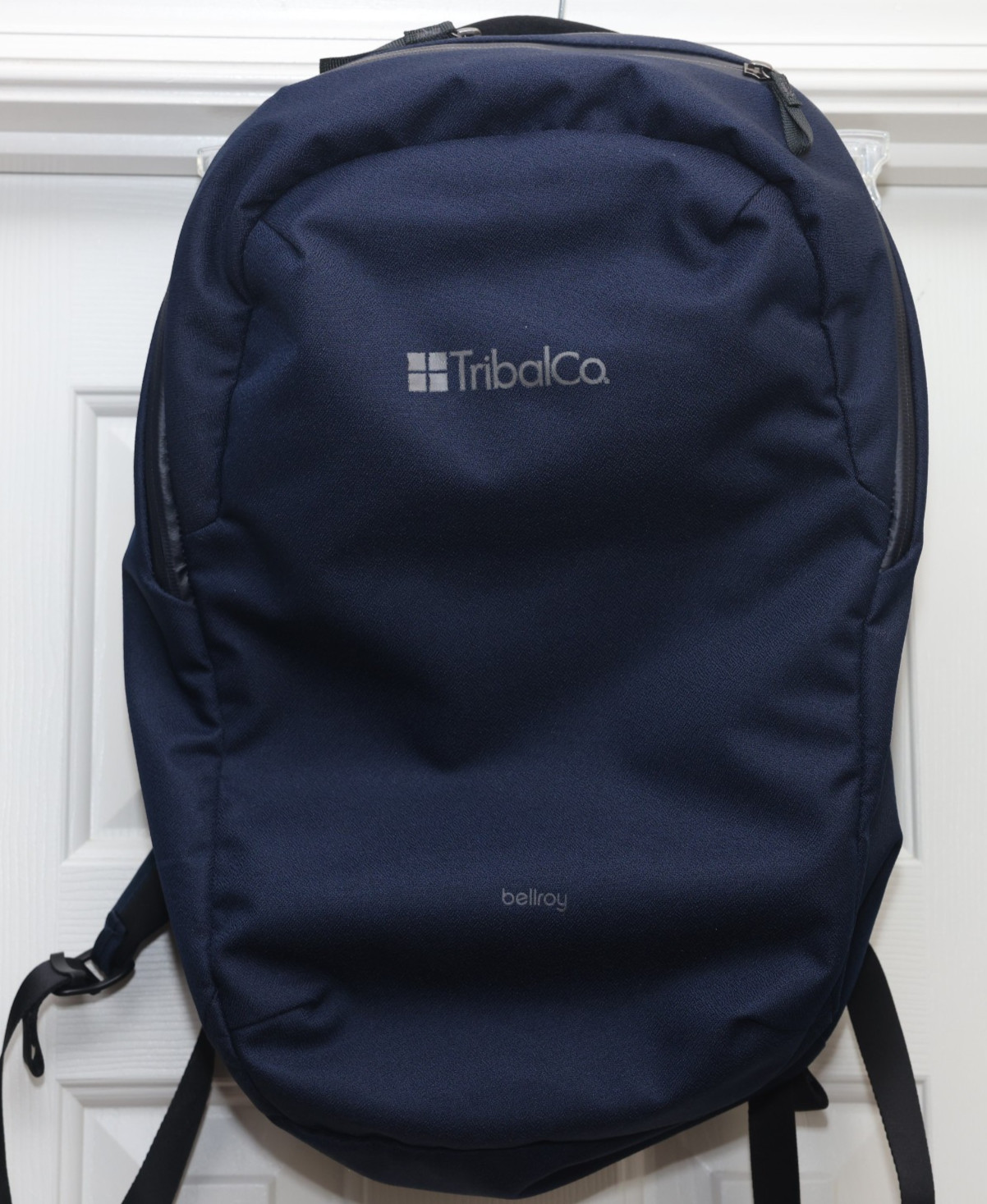 Bellroy Dark Blue Backpack Day Pack TribalCo Company Logo Laptop Work EDC Bag