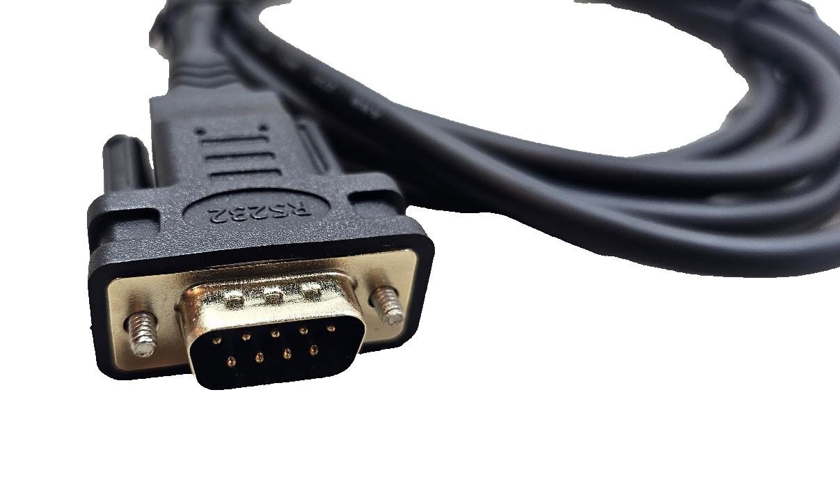 100pcs 3Ft USB 2.0 M to RS232 9 Pin Serial Adapter Cable Converter, Gold Plated