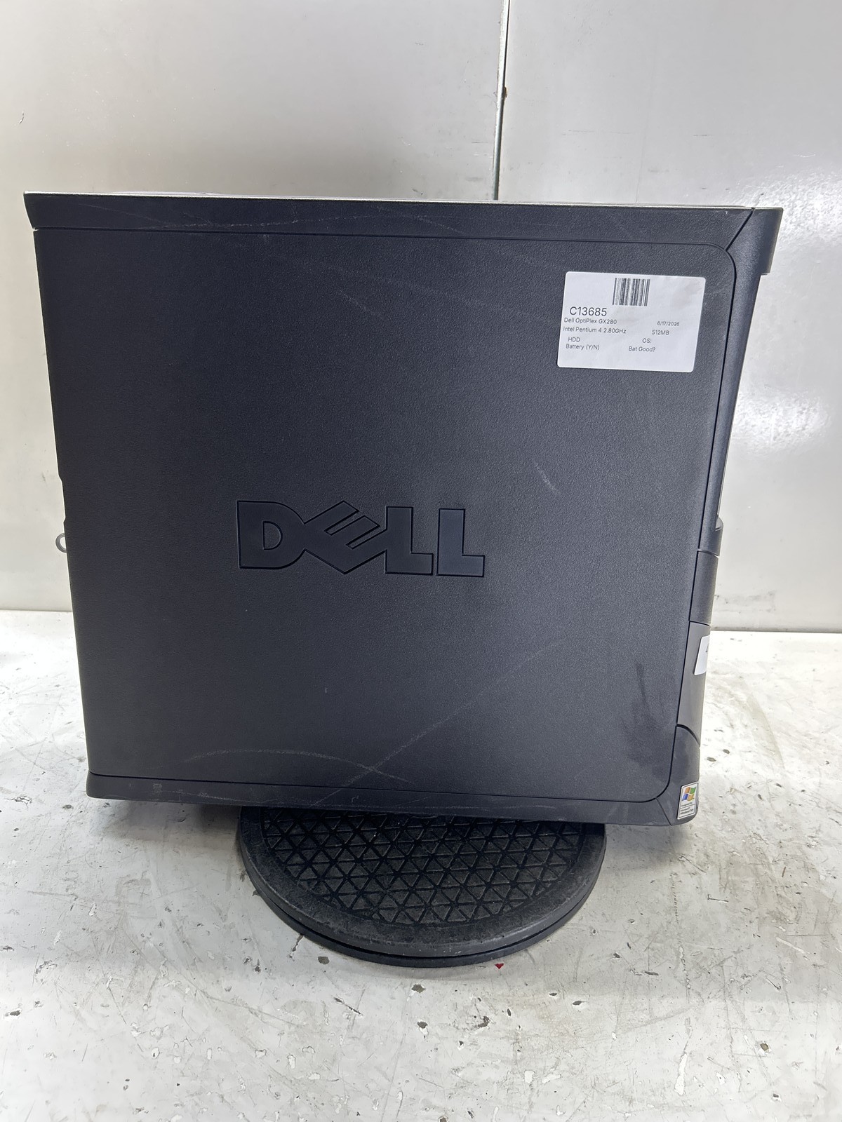 Dell OptiPlex GX280 Intel Pentium 4 2.80GHz 512MB NO HDD