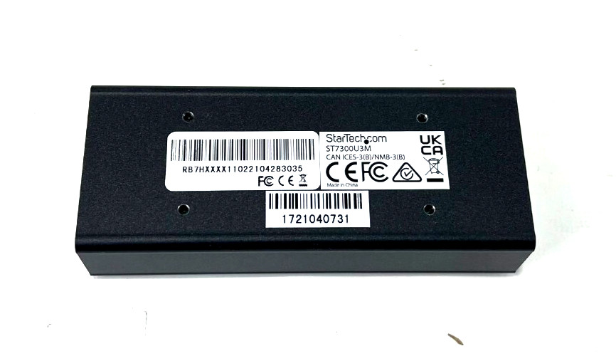 StarTech.com 7-Port 3.0 Metal Industrial USB Hub ST7300U3M w/PSU (VS)