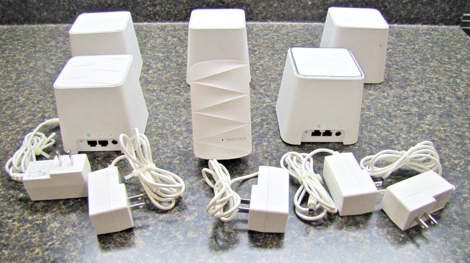 MeshForce M3 Dot Wall Plug WiFi Extender, Works with MeshForce M1 (5 ea included
