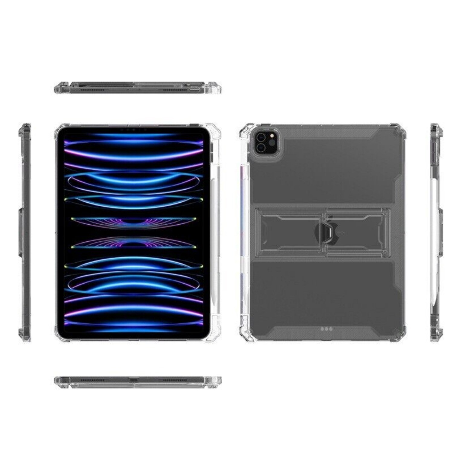 Shockproof Back Stand Case Cover For iPad 5th 6th 7th 8th 9th Generation 10.2″