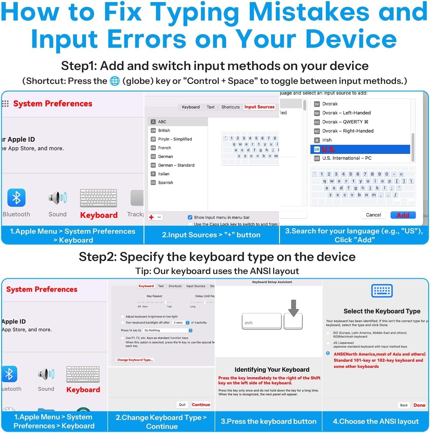 Compact Wired Keyboard for Mac with Ergonomic Design – 78 Keys, Easy Connection