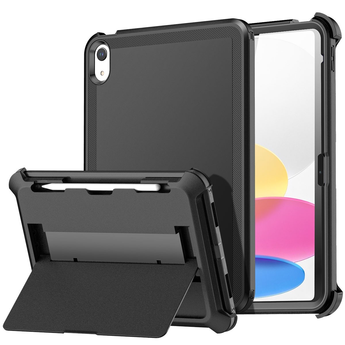 For Apple iPad A16 Case 11 inch 2025 Heavy Duty Shockproof Military Stand Cover