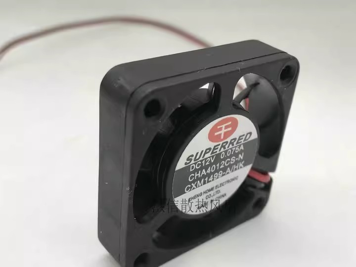 1PCS SUPERRED CHA4012CS-N 4010 12V 0.075A 4CM Ultra-Quiet Cooling Fan