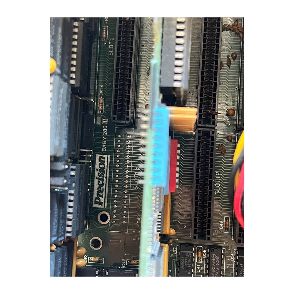 Vintage IBM 5170 PC AT Computer Case Unlocked Keylock Intact Front LED Powers On