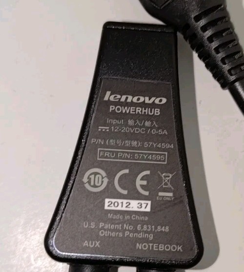 Lenovo 90W Ultra Slim AC/DC Combo Power Adapter & Car Charger 41R4538 20V 4.5A
