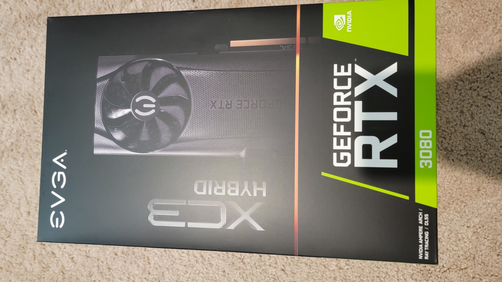 EVGA GeForce RTX 3080 XC3 HYBRID 10GB GDDR6X Graphics Card (10G-P5-3888-KL) LHR