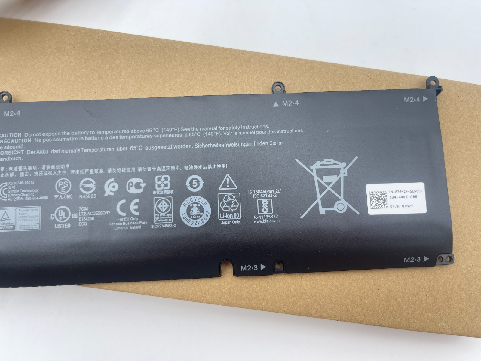 Genuine 86Wh 69KF2 Laptop Battery for Dell Alienware M15 M17 R3 R4 G15 5510 5511