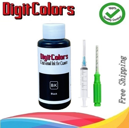 2x100ml Refill Black Ink cartridge Canon PG-275 CL-276 TR4720 TS3520 TS3522