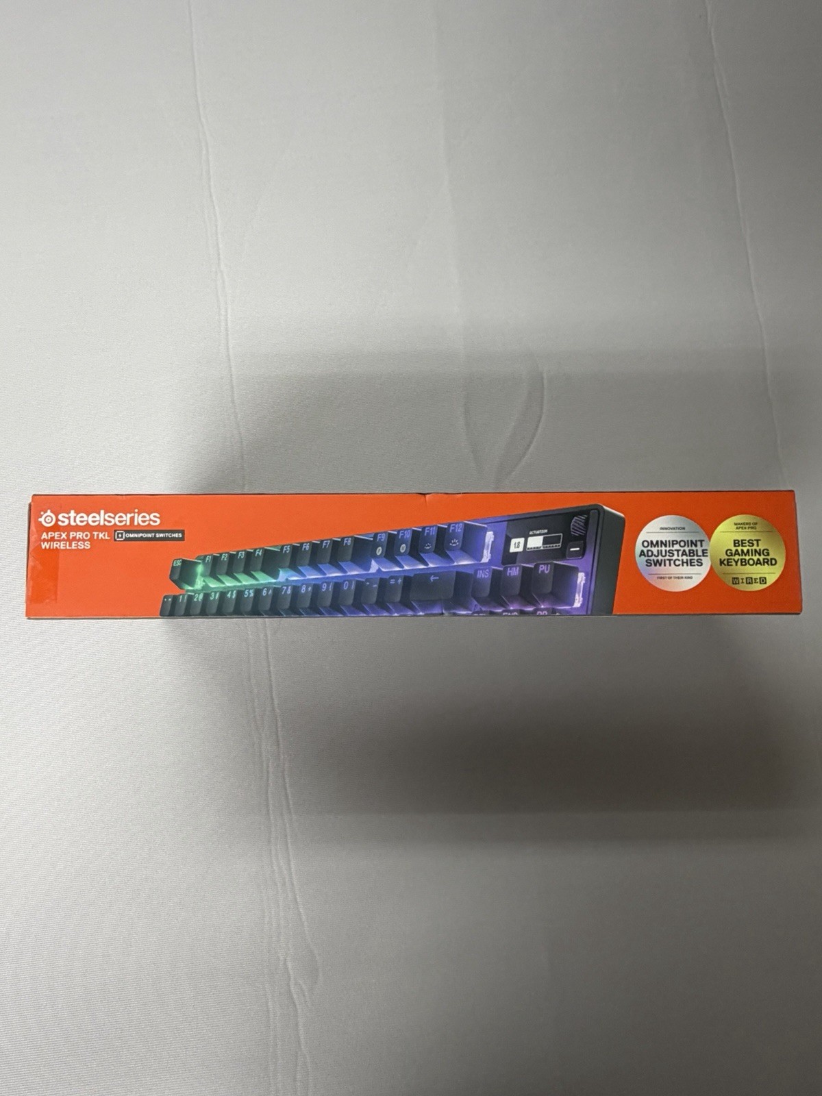 Gen 2 SteelSeries Apex Pro TKL Wireless Bluetooth RGB Keyboard Wrist Rest Black