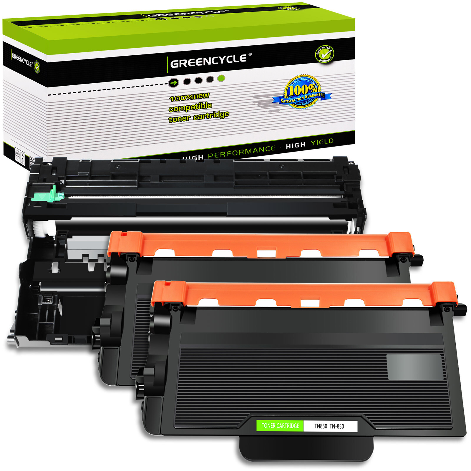 2PK TN850 Toner + 1PK DR820 Drum Unit for Brother HL L5200DW MFC L5800DW L6800DW