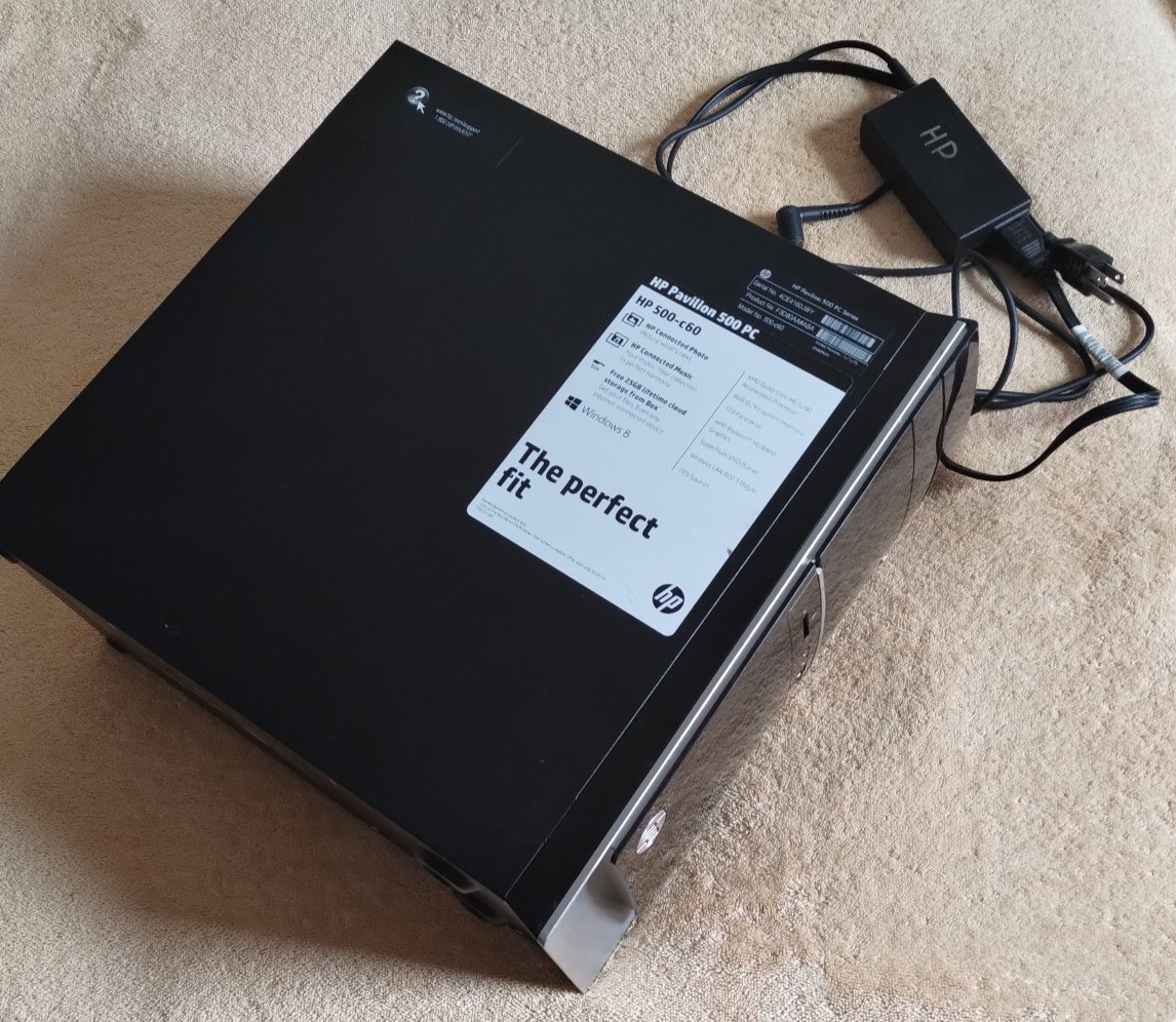 HP Pavilion 500-c60 AMD A6-5200 APU 2GHz, RAM 8GB, 1000GB HDD, Windows 10 Home