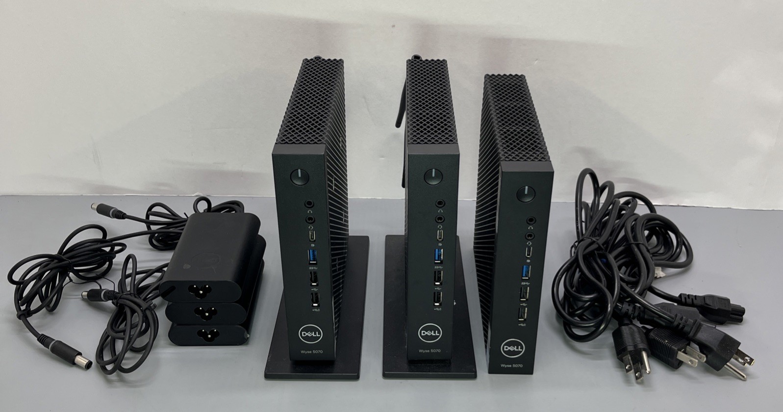 Lot of 3 Dell Wyse 5070 Thin Client J4105 8GB DDR4 32GB eMMC Storage WiFi No OS