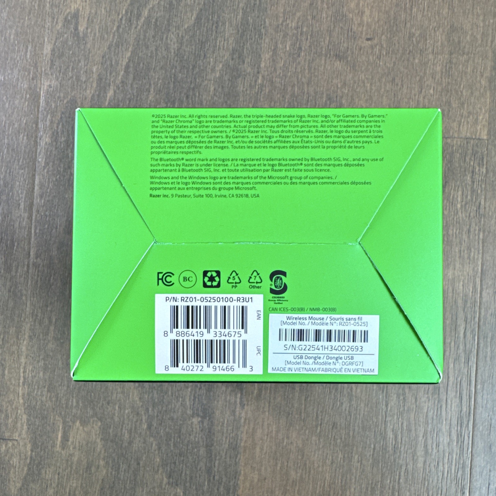 Razer Pro Click V2 Vertical – Right-Handed Ergonomic Gaming Mouse (In Box)