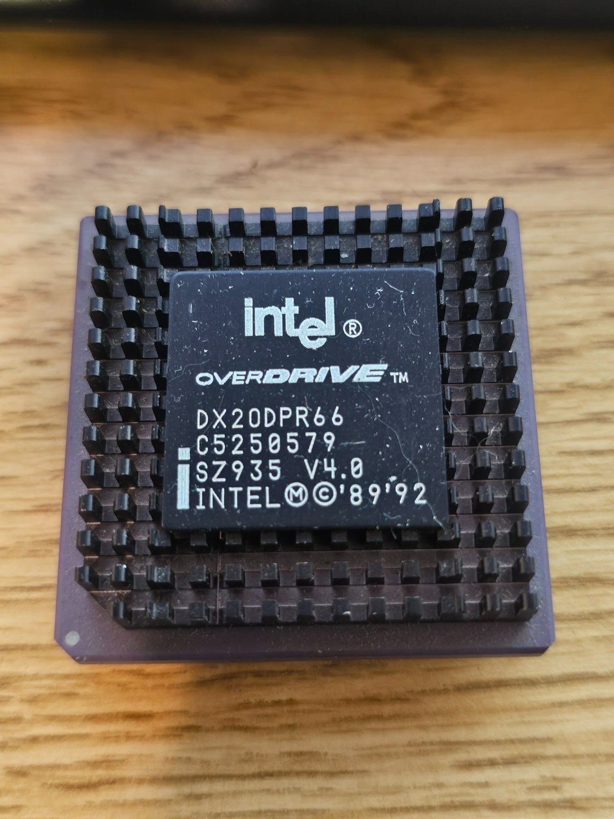 486 DX66 BOX INTEL PROCESSOR DX2ODPR66 486 DX2 66Mhz OverDrive CPU SZ935 SZ904