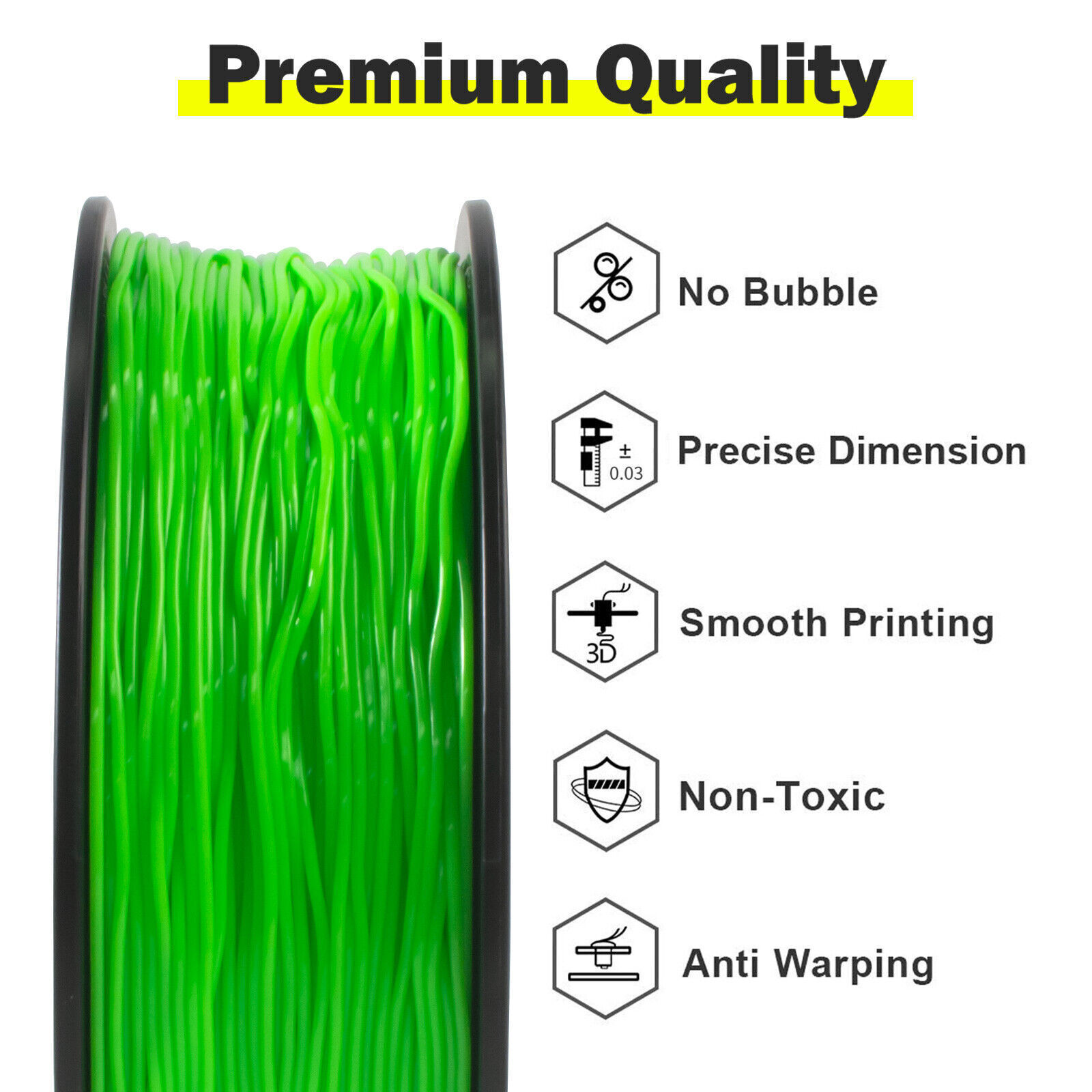 1kg/Roll GEEETECH TPU Filament Solid Color 1.75mm Flexible 3D Printer Filament