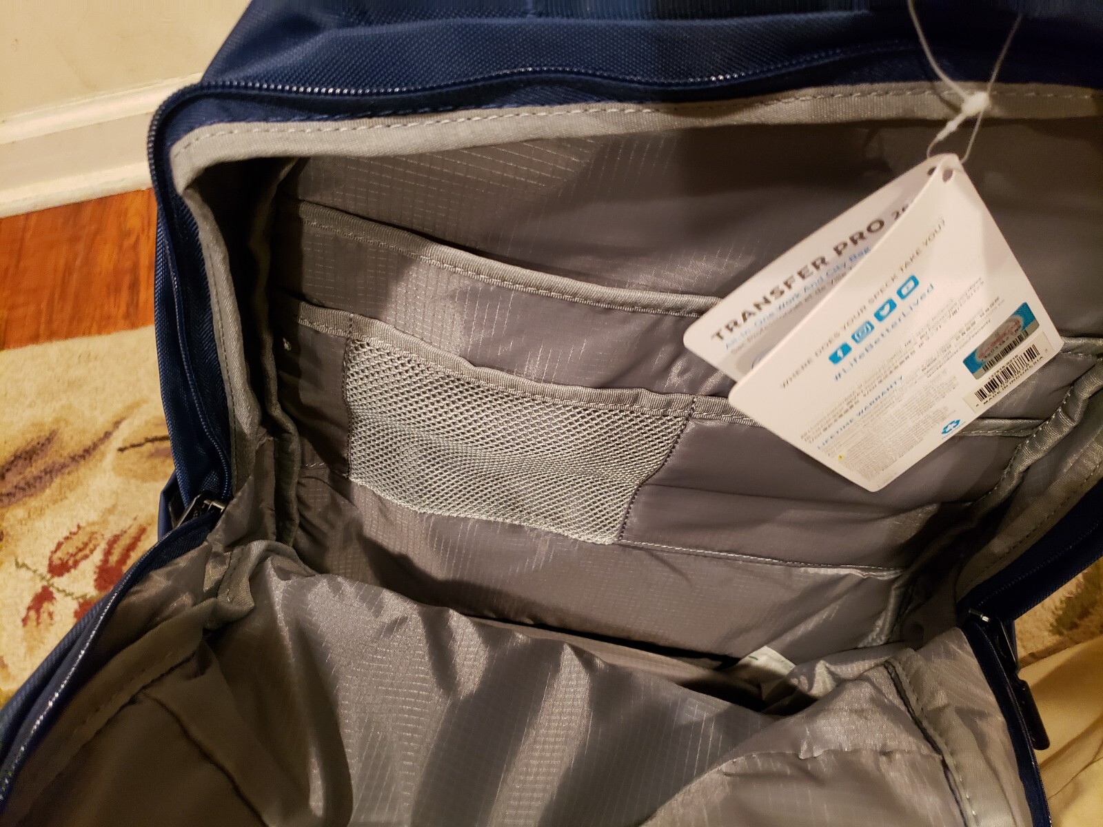 New Speck Transfer Pro 26L Blue Backpack Bag fits 15-inch laptops Padded