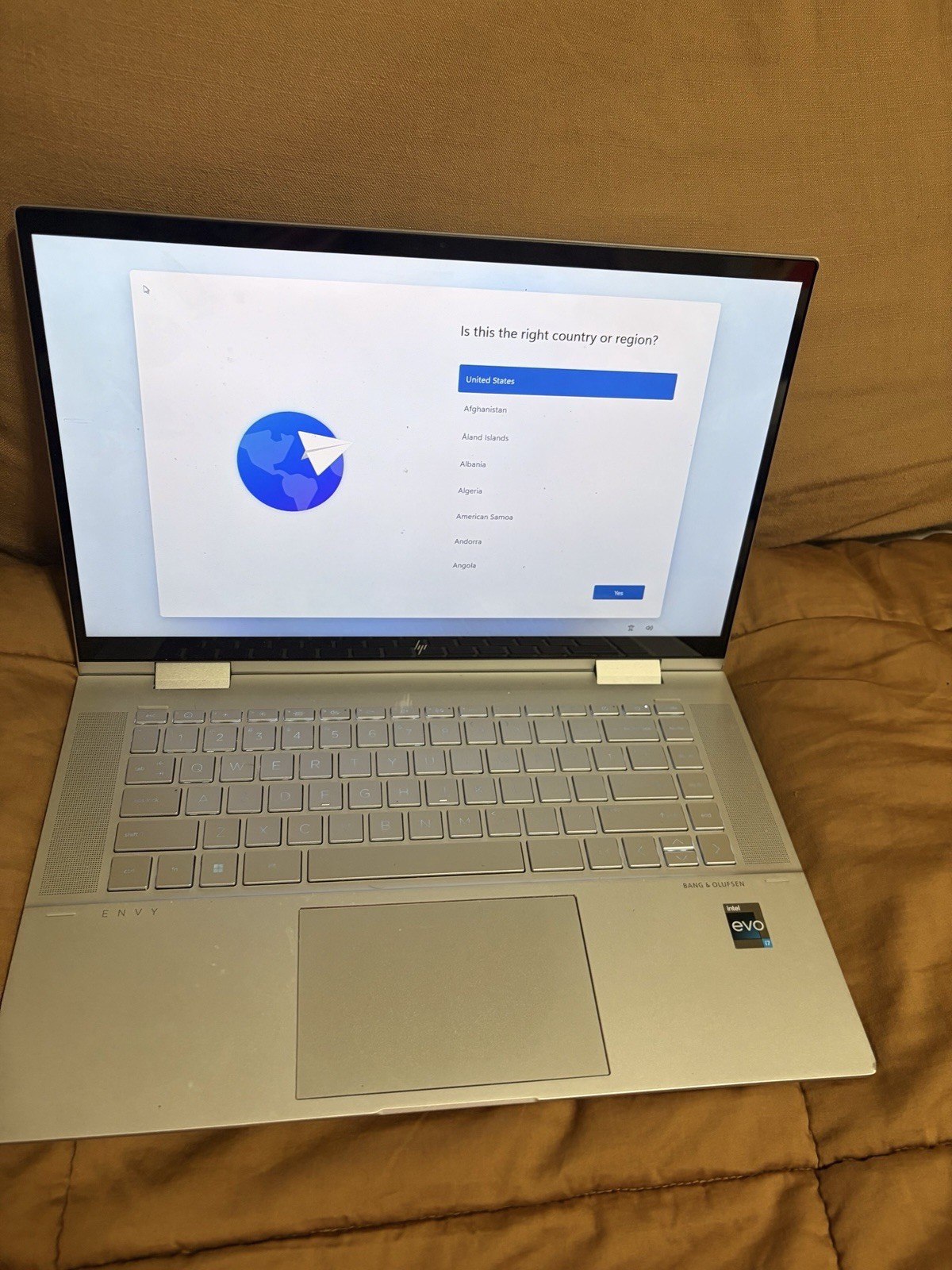 HP Envy 15.6in Silver Laptop Core i7 16GB RAM 512GB SSD Windows 11