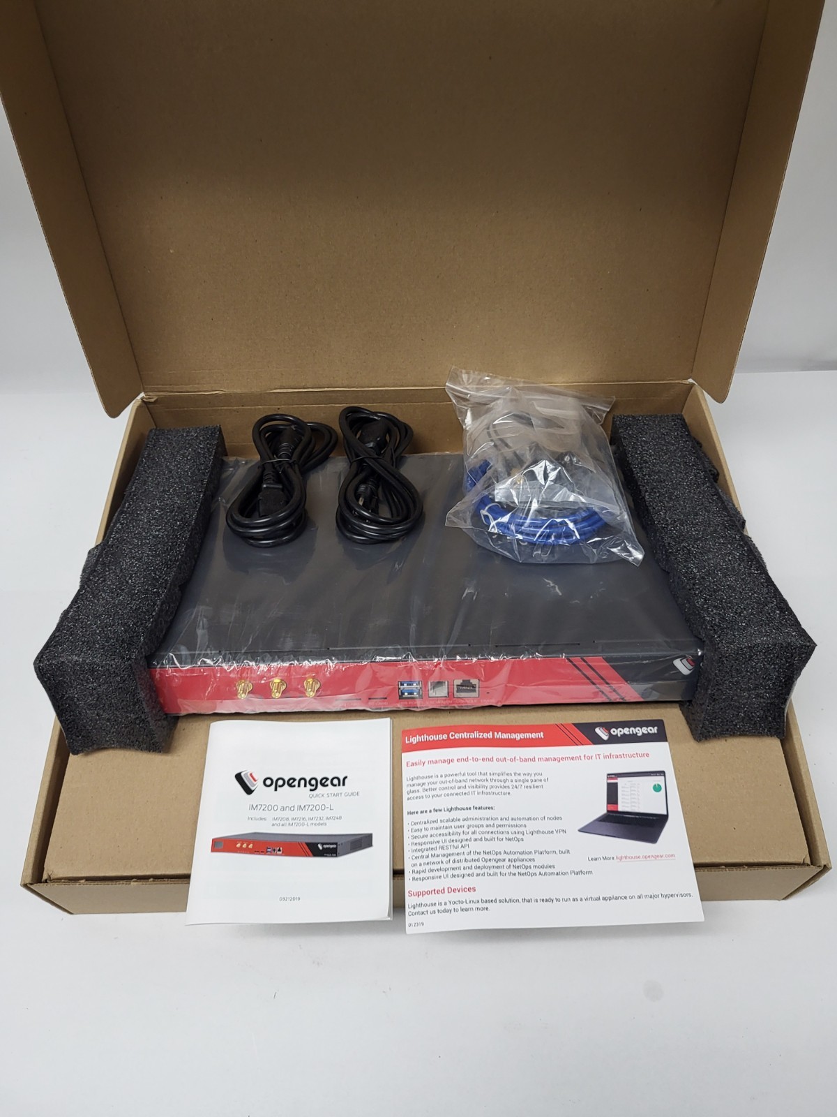 OPENGEAR IM7232-2-DAC 32 PORT INFRASTRUCTURE MANAGER-NEW OPEN BOX_FREE SHIPPING