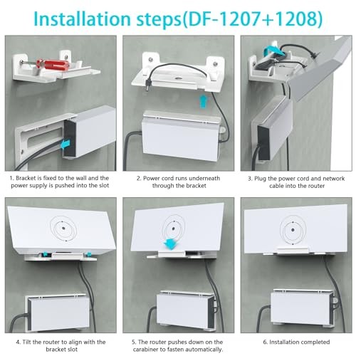 Starlink V3 Mount, Starlink Gen3 Router Wall Mounts with Starlinks Power