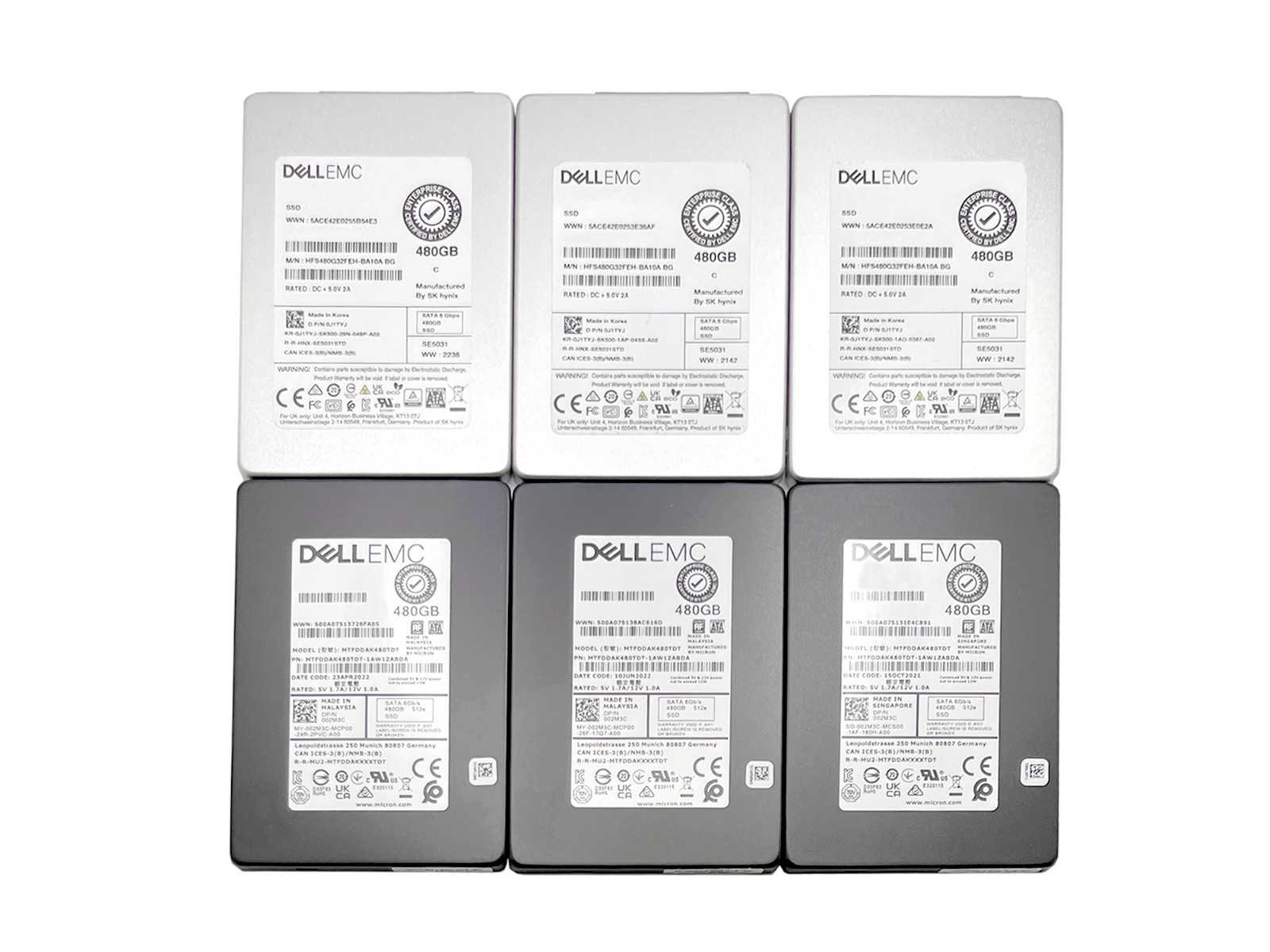 Major Brand 480GB 2.5″ SATA SSD for Laptop / Desktop PC – 2 Years Warranty